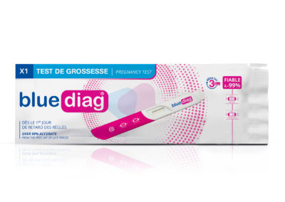 Test de grossesse pouch Bluediag®