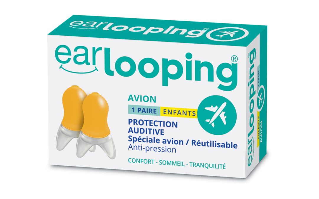 Protections Auditives en silicone, spécial avion, Earlooping®