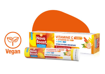 Novaboost Vitamine C 1000 mg + Vitamine D3 + Zinc 10 mg