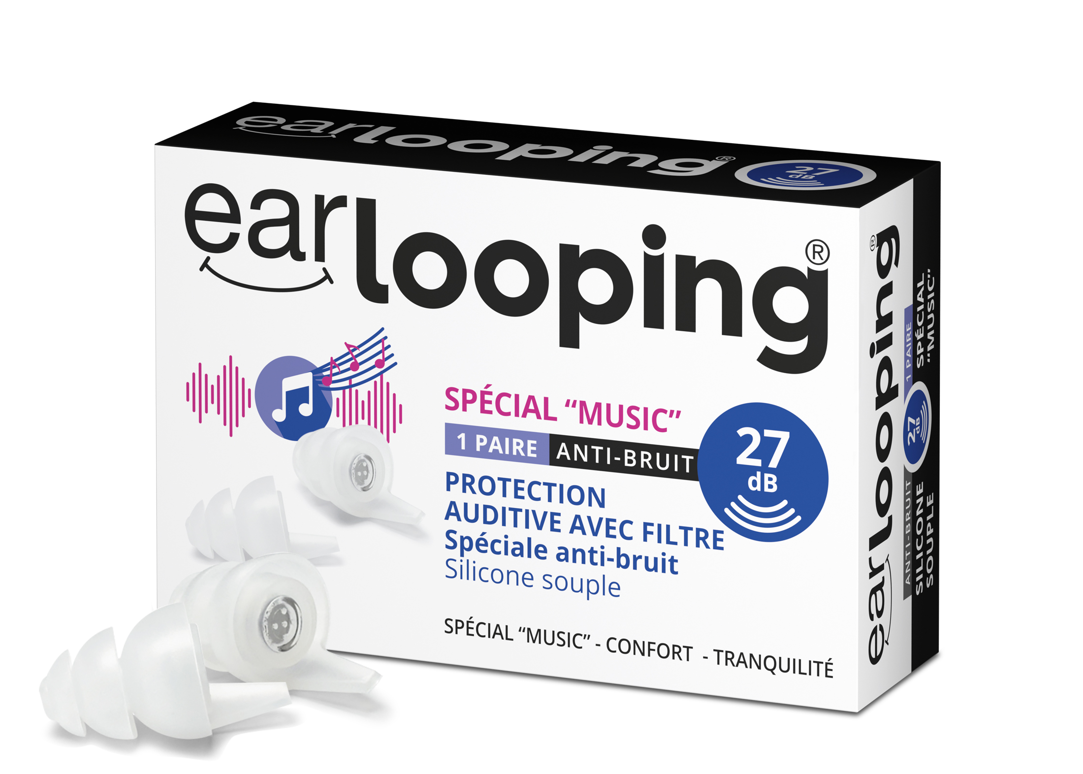 Earlooping MUSIC Protection auditive
